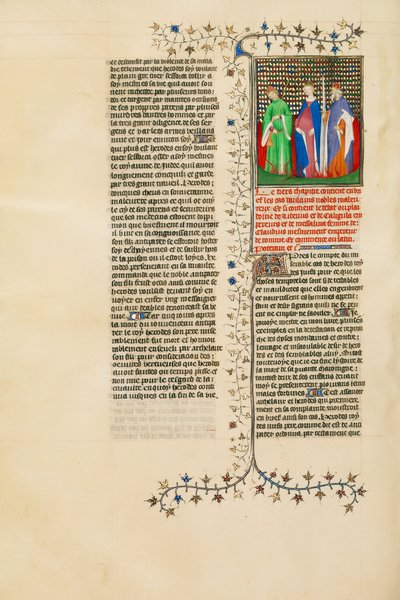 Tiberius, Messalina, and Caligula Reproach One Another in the Midst of Flames by Unbekannt Unbekannt